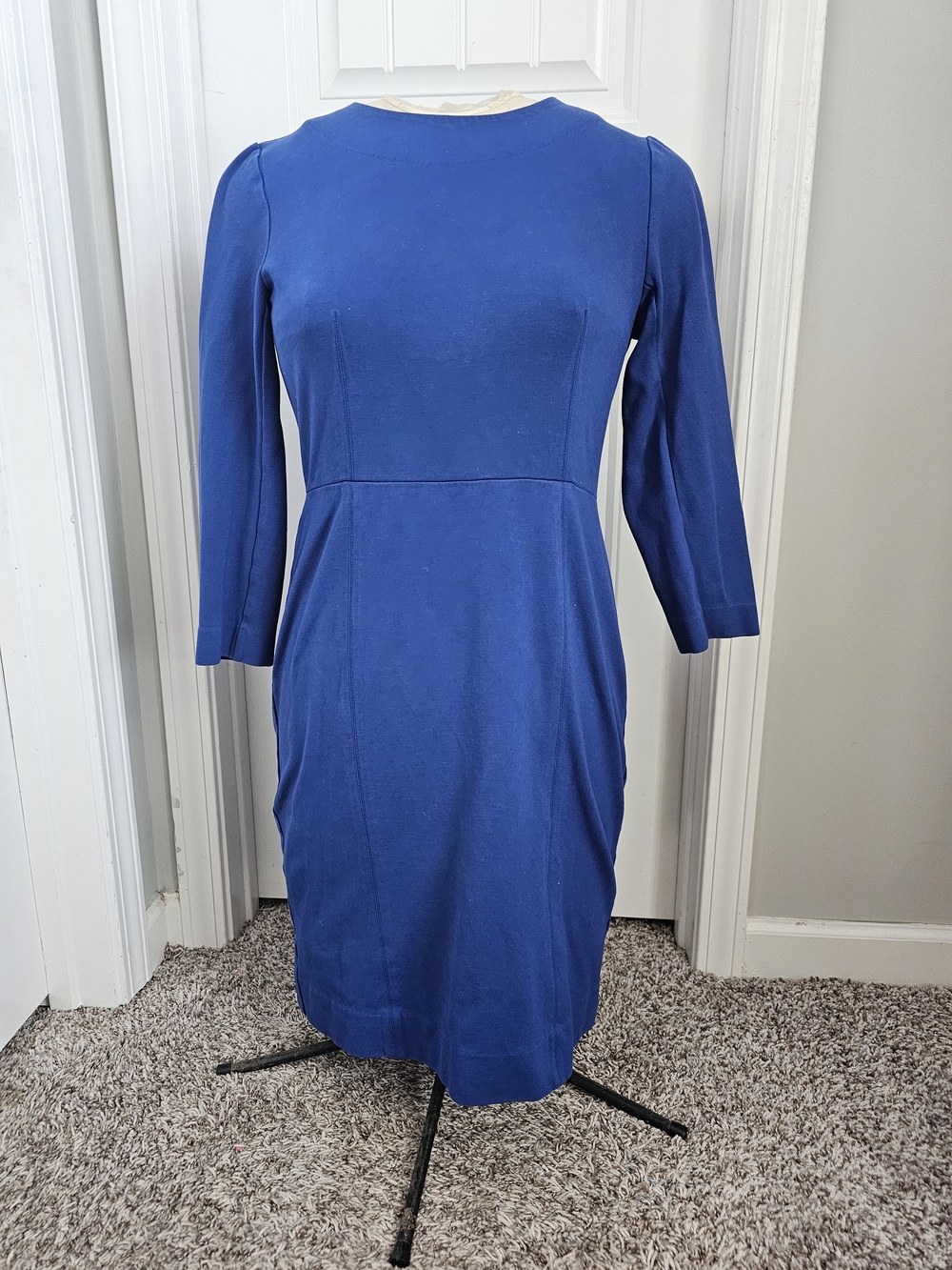J. Crew Cobalt Blue Midi Sheath Dress
